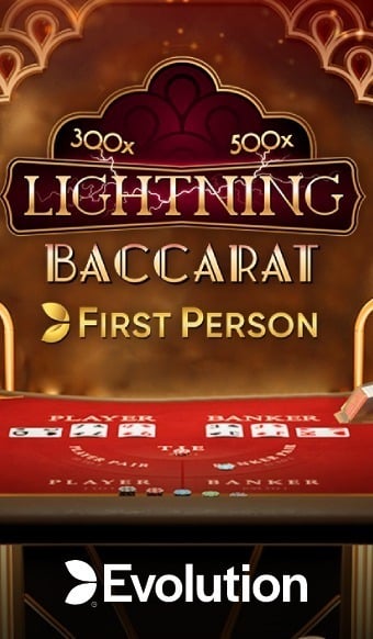 First Person Lightning Baccarat